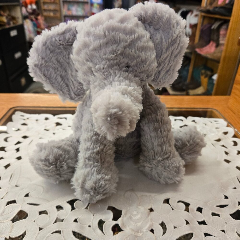 Fuddlewuddle Elephant medium size approx 9, but thick and plush Jellycat